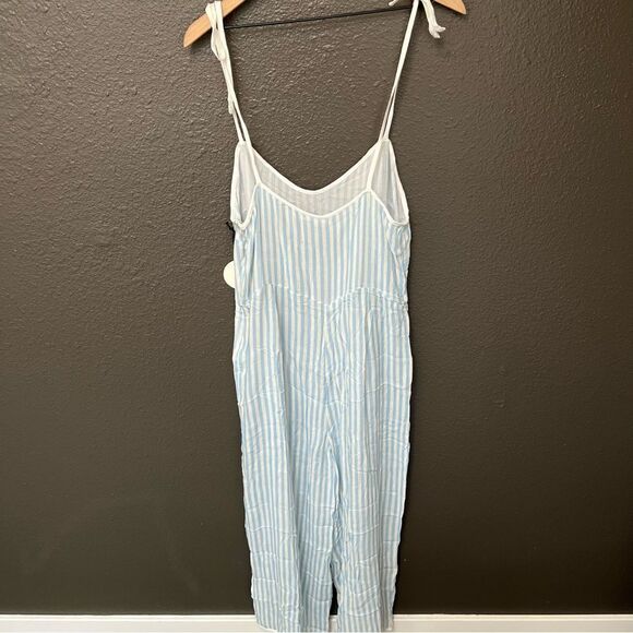 NWT Tularosa Jaqueline Jumpsuit in Blue Stripe | size L - Picture 7 of 11